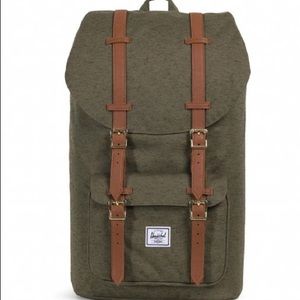 ISO Herschel little America ivy green backpack